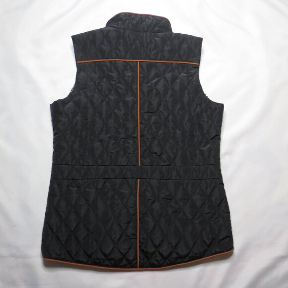 GAMEDAY womens VEST puffer BLACK gold OKLAHOMA CITY THUNDER SIZE XL - Picture 10 of 10